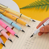 2-in-1 Everlasting Magic Pencil with Replaceable Eraser – Inkless, Reusable, Portable