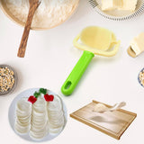Plastic Cake Ball Cutter - Round Roll Forming Mold for Baking & Puri Making (1pc)