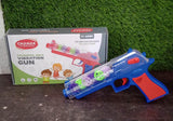 Plastic Gear Simulation Laser Toy Gun – 3D Lights, Music & Rotating Gear (1 Pc, 3+ Years)