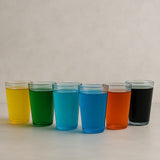 Apex Pyramid Design Unbreakable Plastic Glass – 300 ML