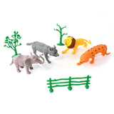 TTG Small Wild Animal Toy Set for Kids (Pack of 4 Animals)