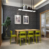 Tiles applied to wall.