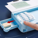 -up pencil box with space theme for kids