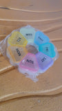 7-Day Round Weekly Pill Organizer Box (1 Pc)