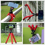 Portable Mini Octopus Tripod with Phone Holder for Selfies