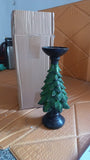 Christmas Tree Candleholder Candlestick Decorative for Home