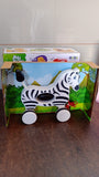 Zebra Pull Along Toy Baby Early Walking Pull Toy Rope Toy for Babies Walking Toy